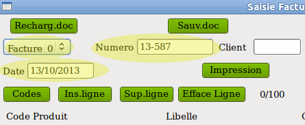 type doc, numero, date