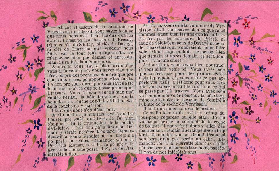 Le pteu de la roche de Vergisson